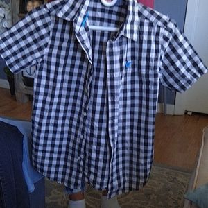 Short sleeve button down wrangler shirt